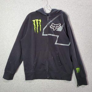 Fox x Monster Men Sweatshirt XL‎ Hoodie 4 Ricky Carmichael Embroidered READ